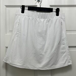 J. McLaughlin Catalina Cloth Weave Pattern Fabric Mini Skirt Skort - Size Small